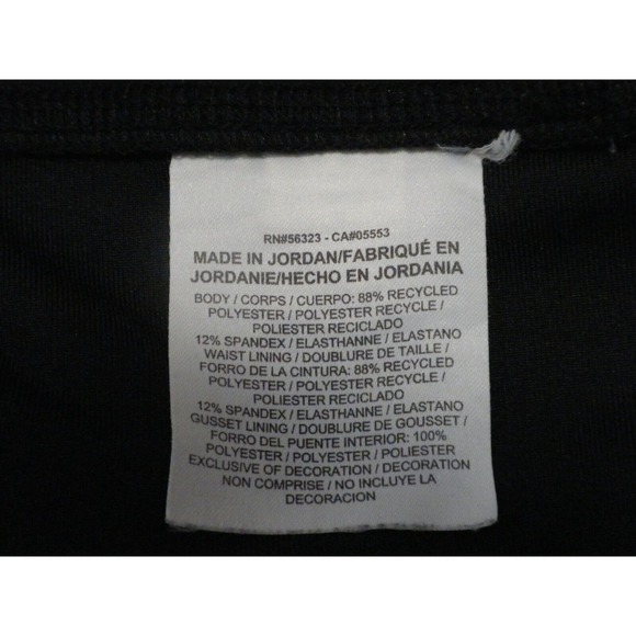 Nike Pants Womens S Black Capri Power Tight Fit Training Dri-Fit Yoga Gym 802948 - Picture 9 of 10